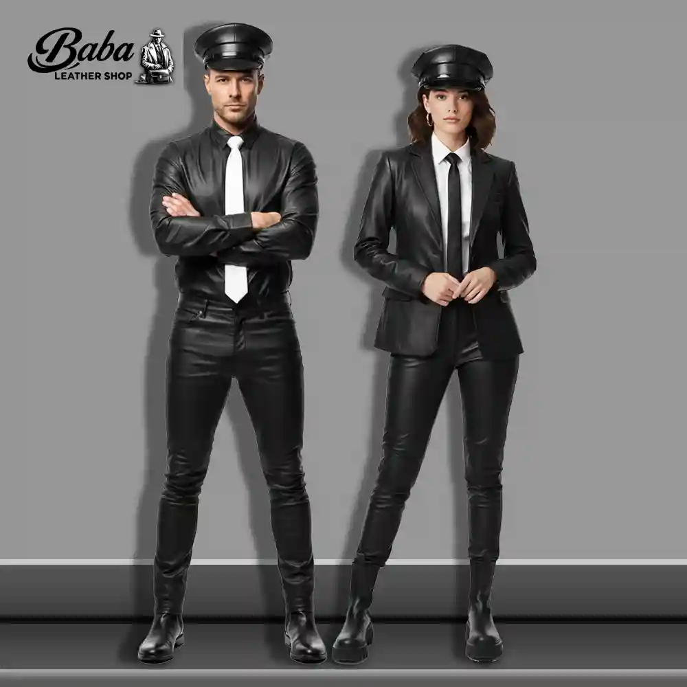 Premium Leather Uniform in Lambskin, Cowhide, Goat & Thick Leather