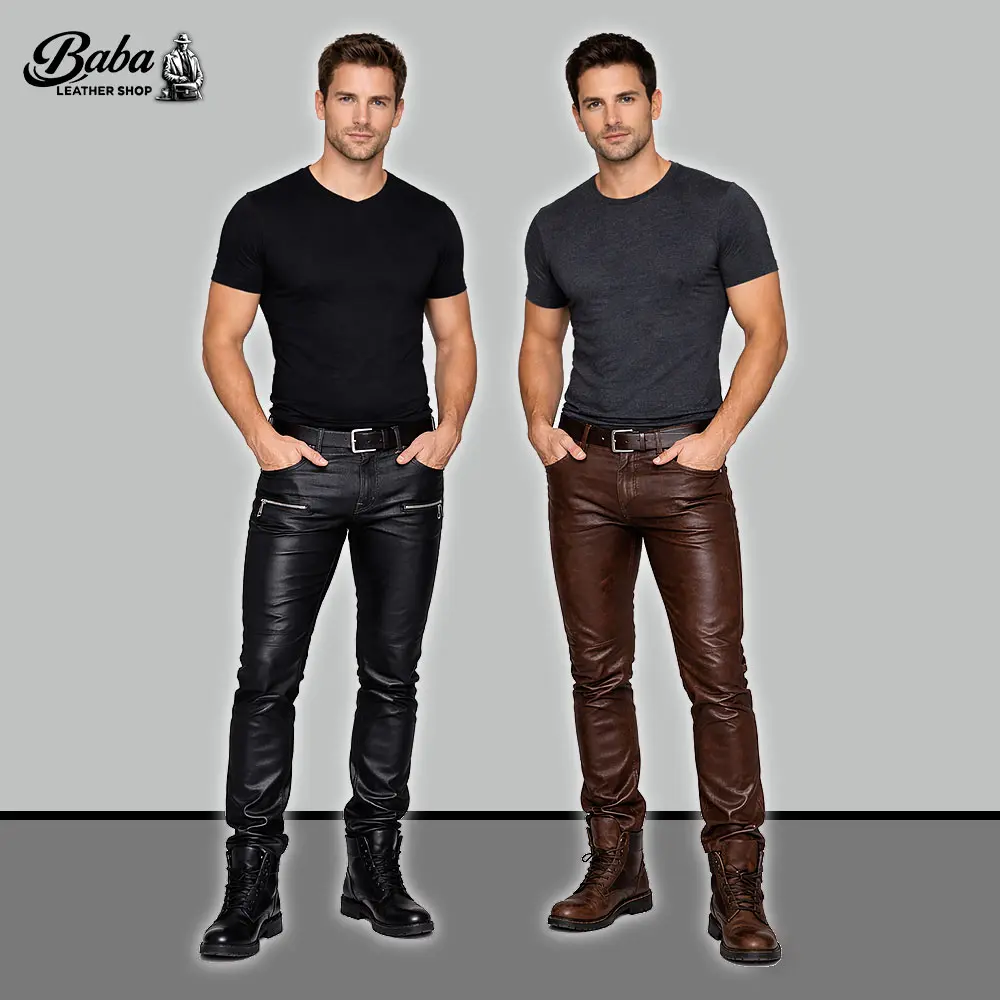Mens Leather Pants