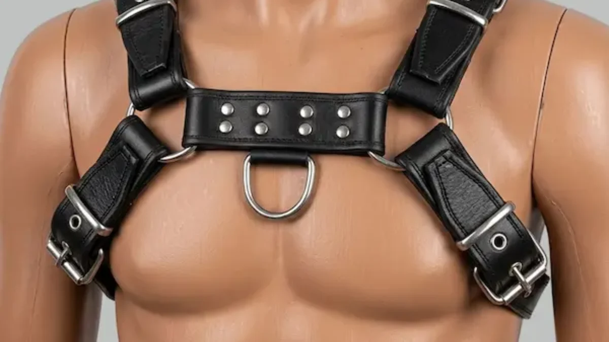 6428 Men\'s Leather Harness Body Cross Style Chest Armour Made Up Of Genuine 71059343_8_image.jpg?x-oss-  main image 2