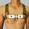 Men's Leather Harness Set close-up view