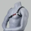 Men's Leather Shoulder Harness back view